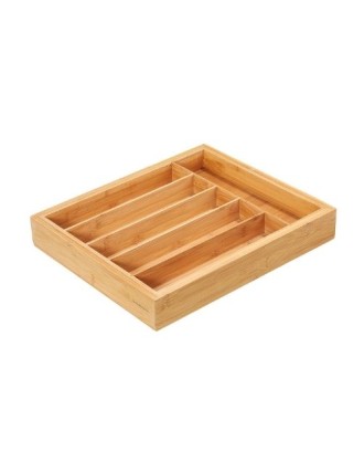 Cutie extensibila pentru organizarea tacamurilor, bambus, 40 x 34 cm - ZASSENHAUS